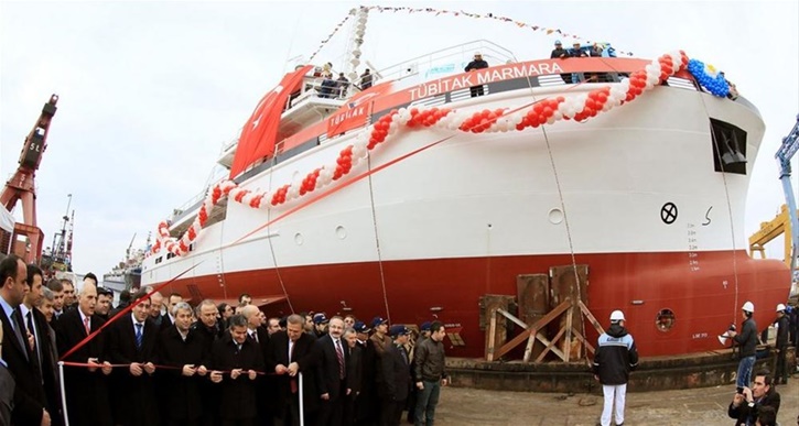 Hurriyet Daily News: Turkey’s first locally built research ship at sea